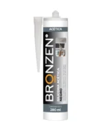 SILICONA ACETICA BRONZEN 280ML NEGRA - FA-AN