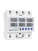 PROTECTOR DE TENSION TRIFASICO 63A DIGITAL 5 MODULOS BAW - RU400F63P