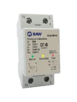 PROTECTOR DE TENSION MONOFASICO 40A 2 MODULOS BAW - RU230F40