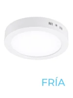LUMINARIA LED CANDELA DE SOBREPONER 12w FRIA REDONDA - 7556