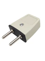 FICHA 220V MACHO 10A 2 PATAS REDONDAS REFORZADA - ELECFI001