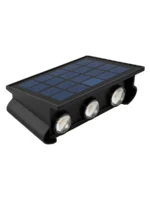 APLIQUE LED SOLAR PARED BIDIRECCIONAL CON LUPA - LLS1323
