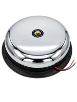 CAMPANA ALARMA DE 25CM A 220V CROMADA - IC-0028