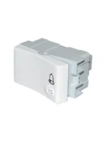 LLAVE EMBUTIR JELUZ VERONA PULSADOR BLANCO - 40052