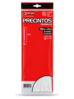PRECINTO PLASTICO 300mm x 4,8mm x 100 Un. BLANCO TACSA - PTFL5-300-46
