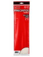 PRECINTO PLASTICO 400mm x 4,8mm x 100 Un. BLANCO TACSA - PTFL8-400-46