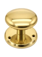 PICAPORTE POMO FIJO CENTRADO LISO BRONCE PUL R/70 - 341157